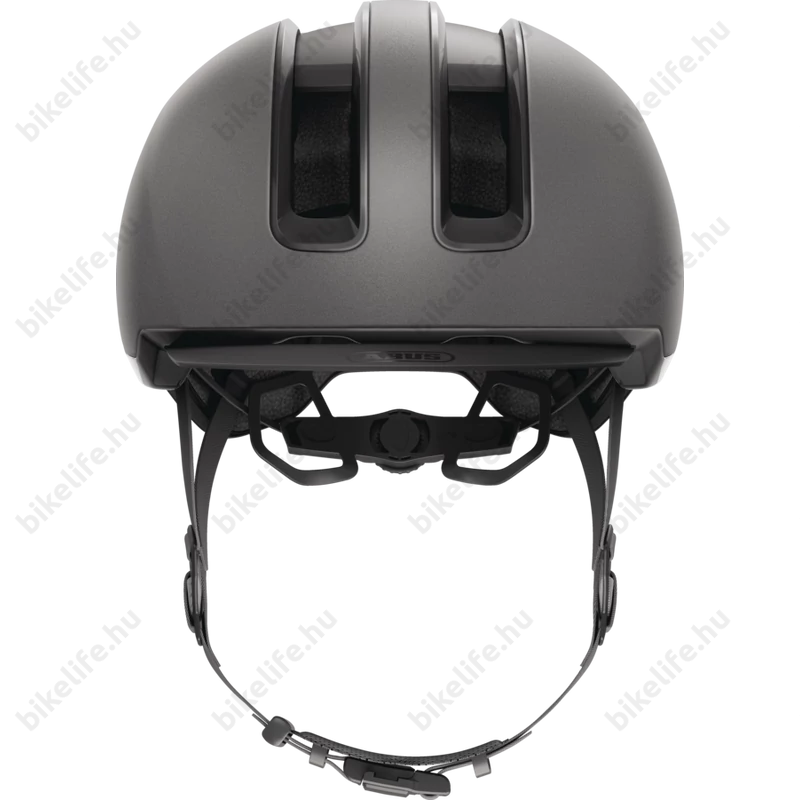 Abus HUD-Y felnőtt városi bukósisak In-Mold, mágneses hátsó lámpa, titán L (57-61cm)