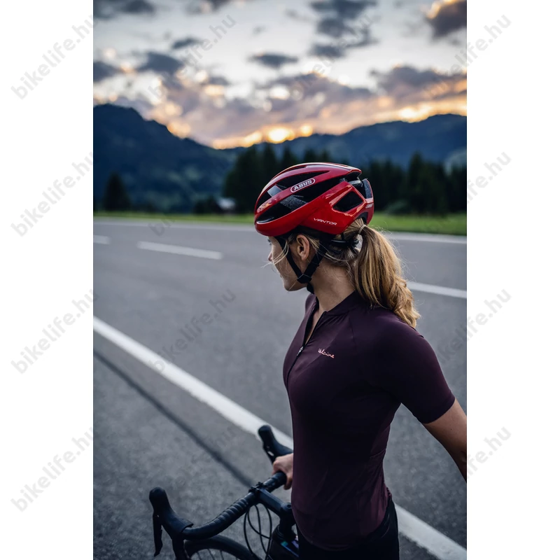 Abus Viantor Road kerékpáros bukósisak M 52-58cm sötét szürke