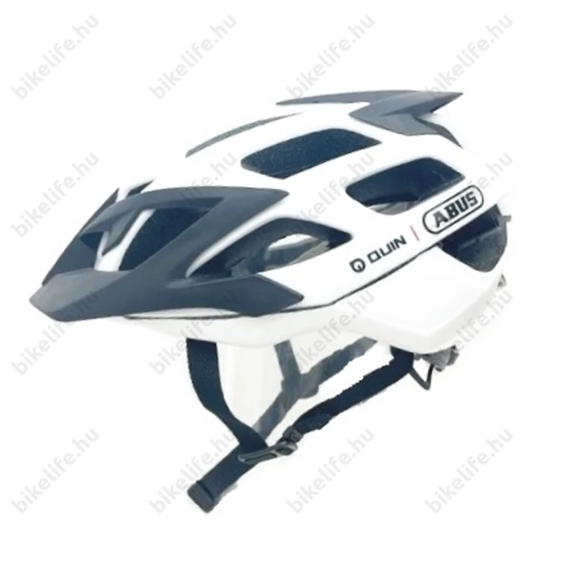 Abus Moventor Quin MTB bukósisak esésérzékelővel, L-es 57-61 cm polar white