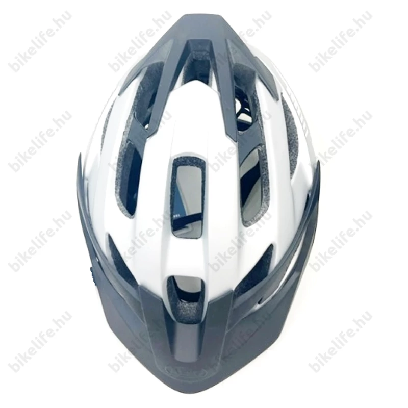 Abus Moventor Quin MTB bukósisak esésérzékelővel, M-es 52-57 cm szürke/neonsárga