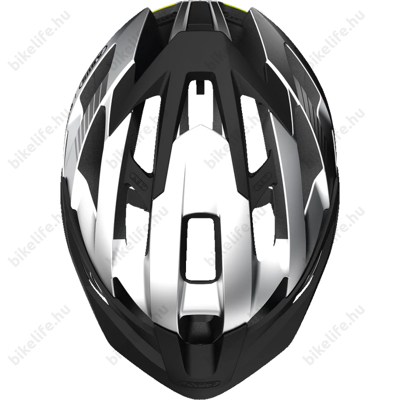 Abus Moventor Quin MTB bukósisak esésérzékelővel, L-es 57-61 cm, szürke/neonsárga