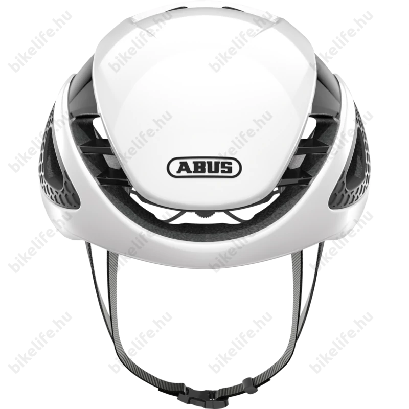 Abus Gamechanger országúti bukósisak L-es (59-62cm-es fejkörmérethez), fehér/piros