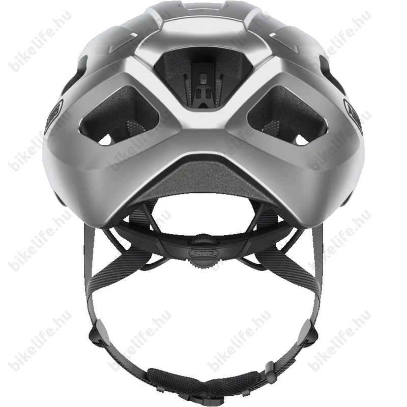 Abus Macator kerékpáros szabadidő bukósisak fényes ezüst S 51-55