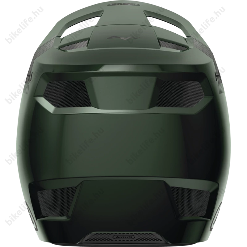 ABUS HiDrop fullface kerékpáros bukósisak moss green L-es, 59-60cm fejkerületre