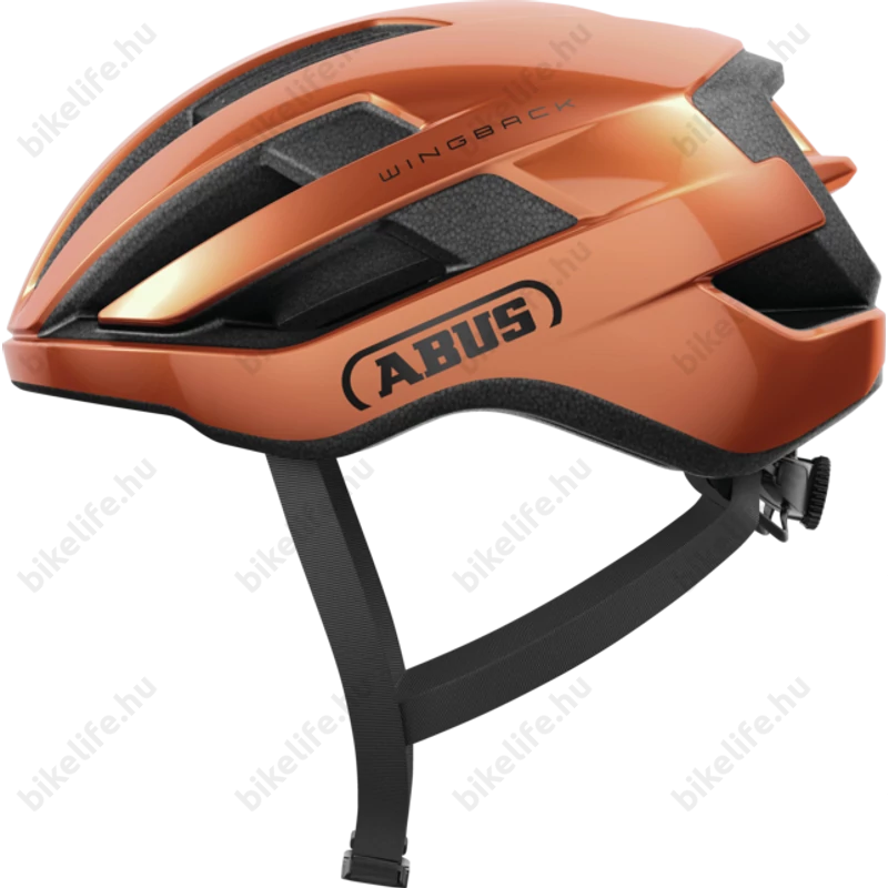 Abus Wingback kerékpáros országúti bukósisak Goldfish Orange L-es 57-61cm fejkerületre