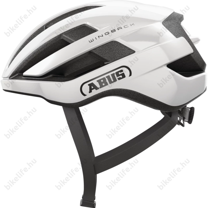 Abus Wingback kerékpáros országúti bukósisak Shiny White S-es 51-55cm fejkerületre