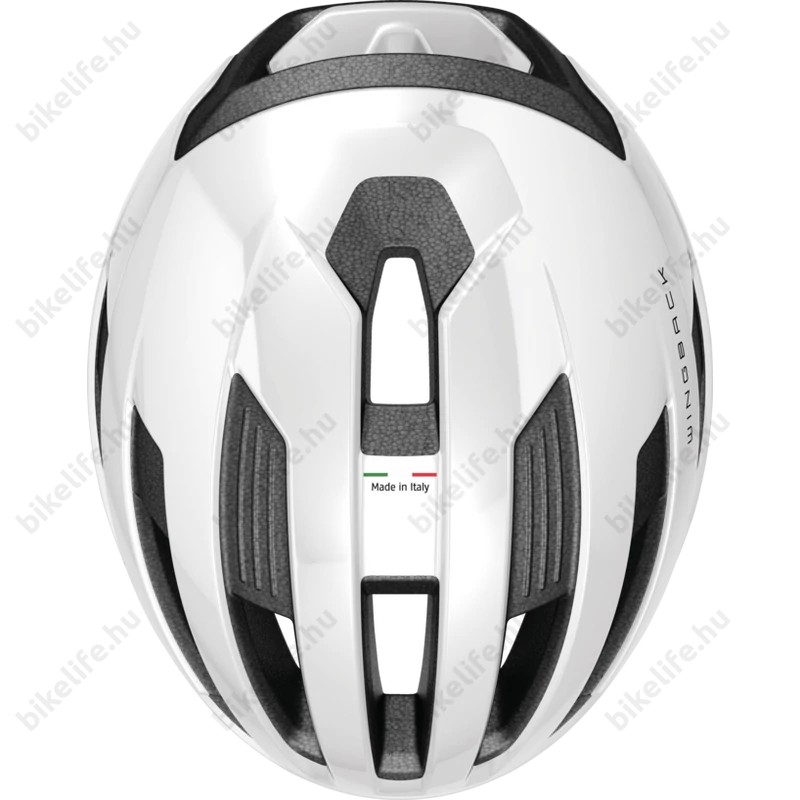 Abus Wingback kerékpáros országúti bukósisak Shiny White S-es 51-55cm fejkerületre