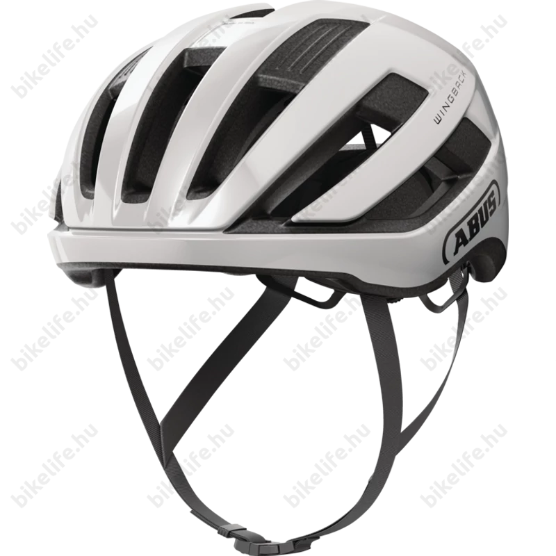 Abus Wingback kerékpáros országúti bukósisak Shiny White L-es 57-61cm fejkerületre