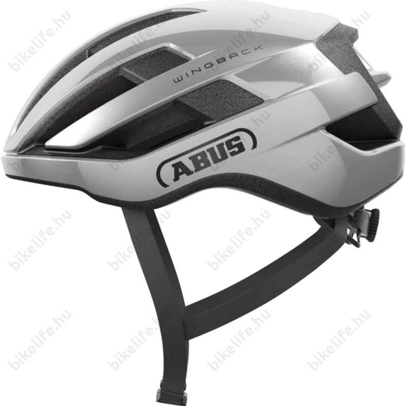 Abus Wingback kerékpáros országúti bukósisak Gleam Silver M-es 54-58cm fejkerületre