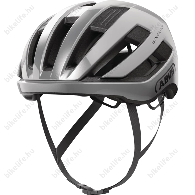 Abus Wingback kerékpáros országúti bukósisak Gleam Silver L-es 57-61cm fejkerületre