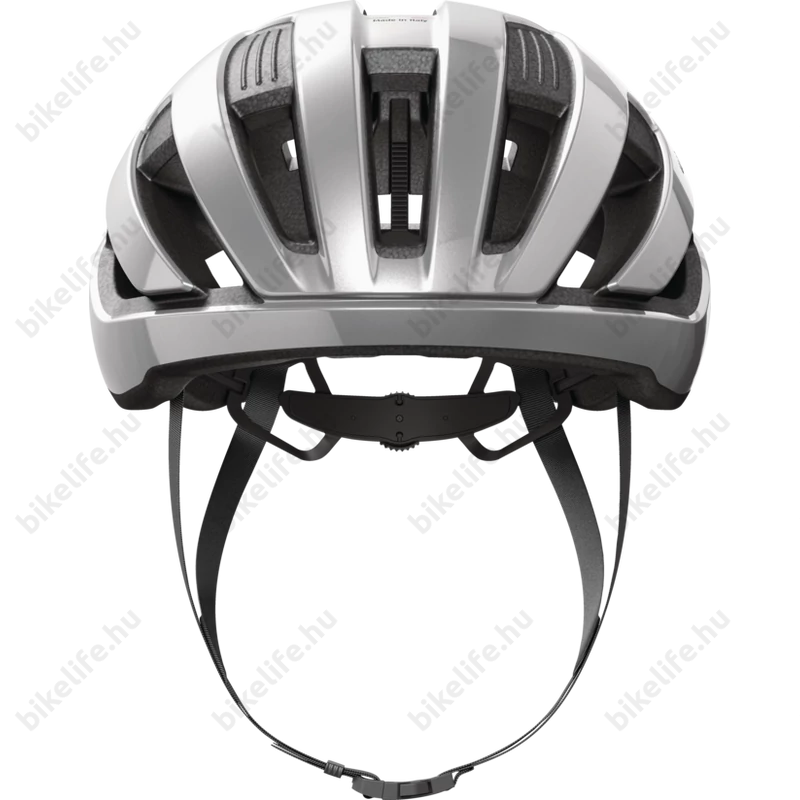 Abus Wingback kerékpáros országúti bukósisak Gleam Silver L-es 57-61cm fejkerületre