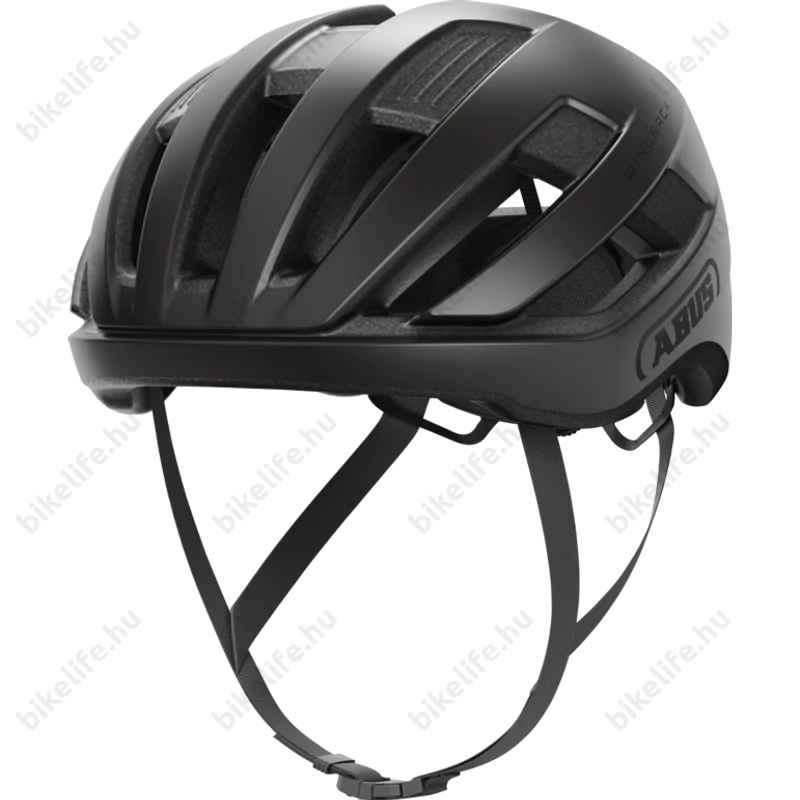 Abus Wingback kerékpáros országúti bukósisak Velvet Black M-es 54-58cm fejkerületre