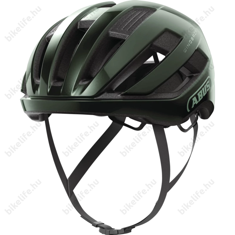 Abus Wingback kerékpáros országúti bukósisak Moss Green L-es 57-61cm fejkerületre