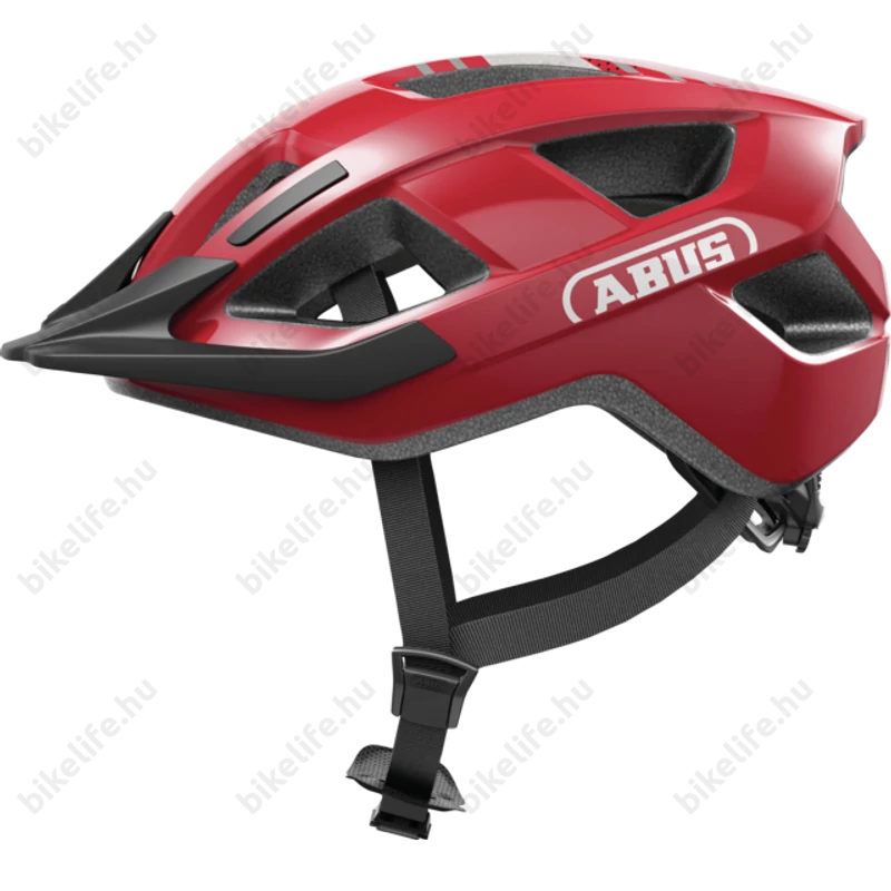 Abus Aduro 3.0 kerékpáros városi bukósisak In-Mold, blazed red L-es 58-62cm fejkerületre