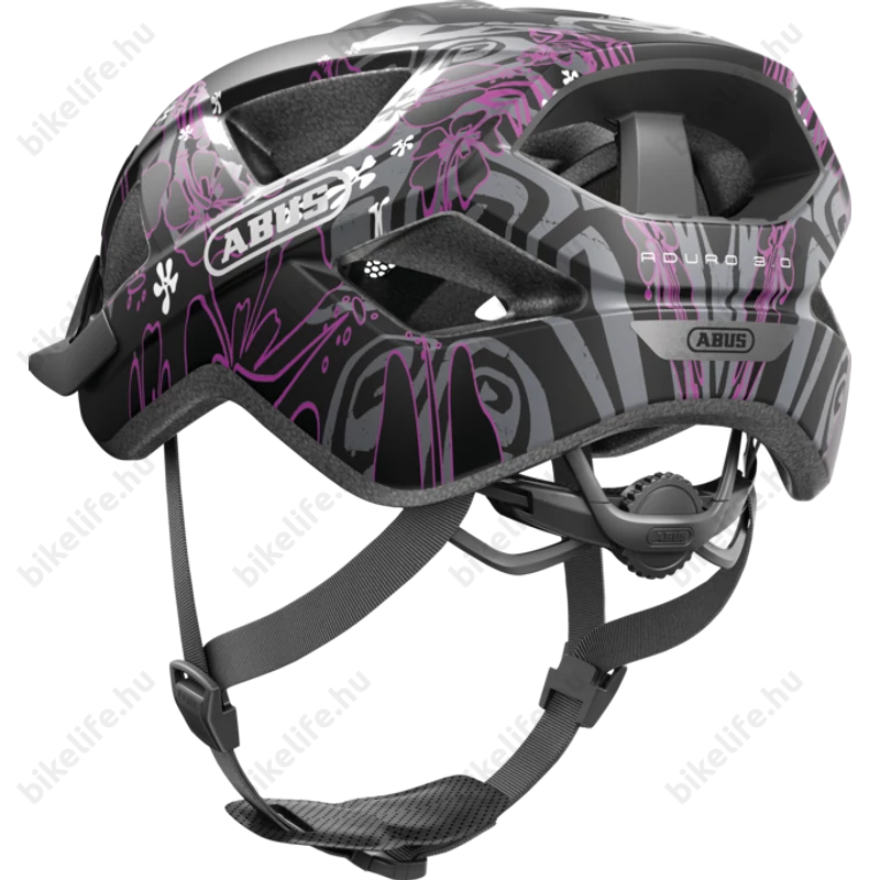 Abus Aduro 3.0 kerékpáros városi bukósisak In-Mold, maori blackberry L-es 58-62cm fejkerületre