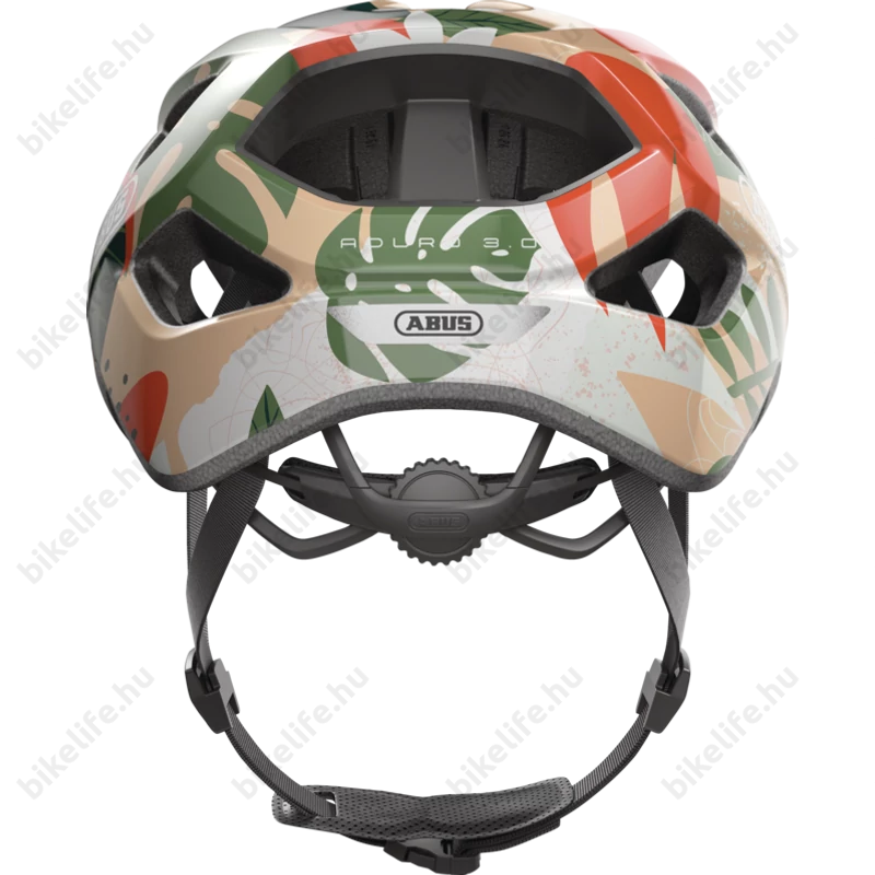 Abus Aduro 3.0 kerékpáros városi bukósisak In-Mold, orange palm S-es 51-55cm fejkerületre