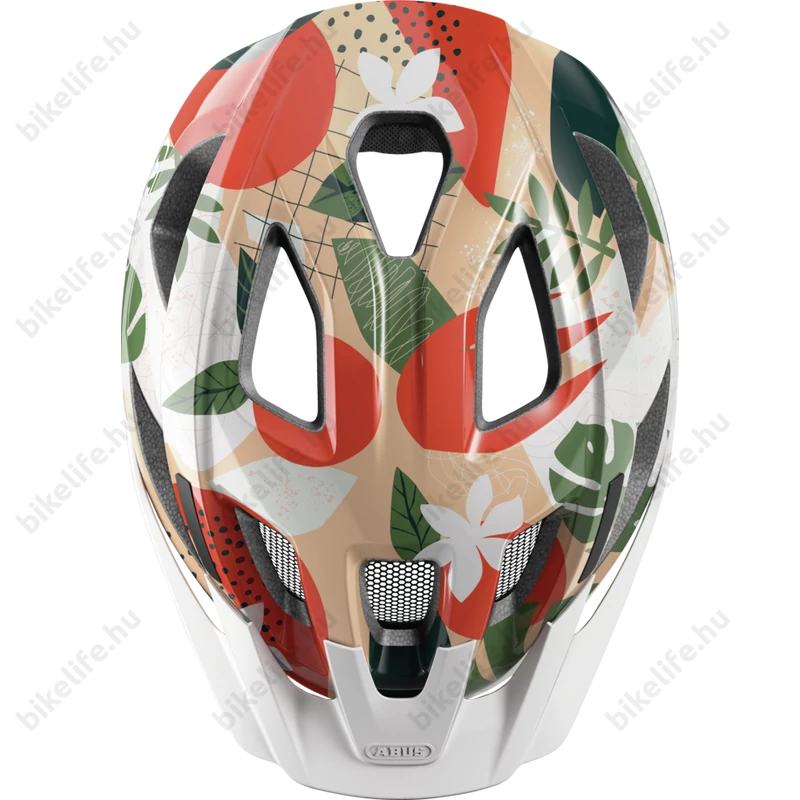 Abus Aduro 3.0 kerékpáros városi bukósisak In-Mold, orange palm S-es 51-55cm fejkerületre