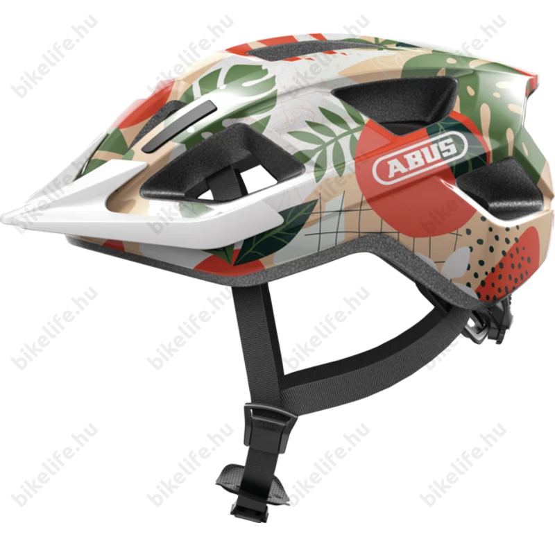 Abus Aduro 3.0 kerékpáros városi bukósisak In-Mold, orange palm M-es 52-58cm fejkerületre