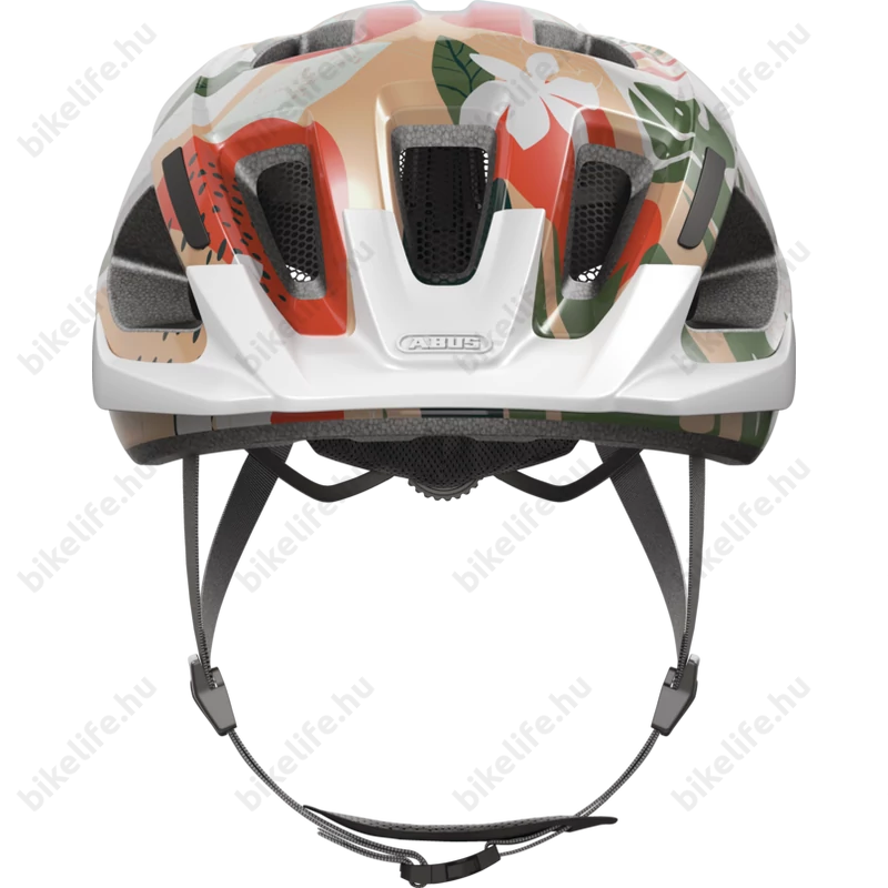 Abus Aduro 3.0 kerékpáros városi bukósisak In-Mold, orange palm L-es 58-62cm fejkerületre