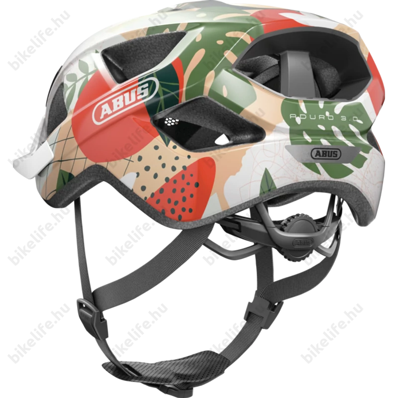 Abus Aduro 3.0 kerékpáros városi bukósisak In-Mold, orange palm L-es 58-62cm fejkerületre