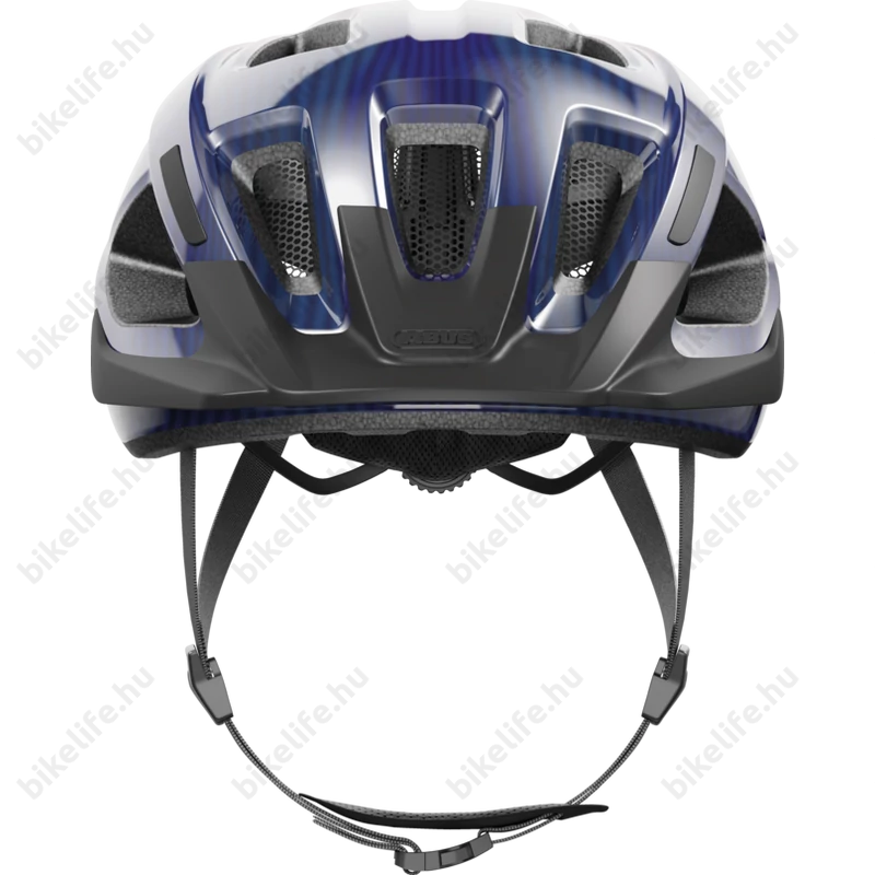 Abus Aduro 3.0 kerékpáros városi bukósisak In-Mold, purple waves L-es 58-62cm fejkerületre