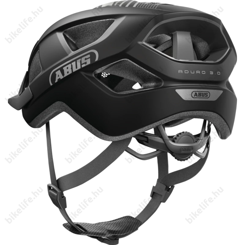 Abus Aduro 3.0 kerékpáros városi bukósisak In-Mold, race black S-es 51-55cm fejkerületre