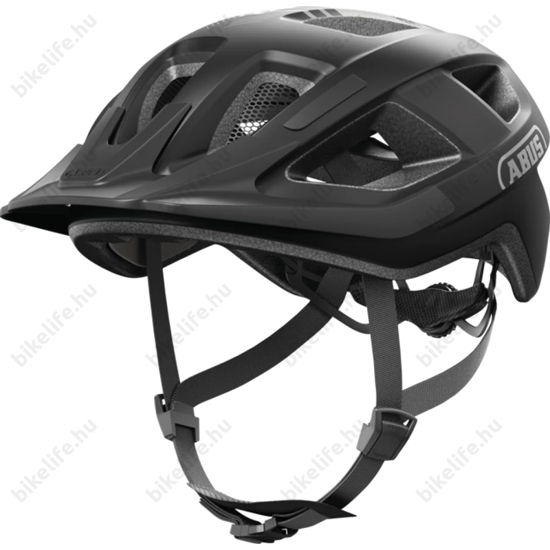 Abus Aduro 3.0 kerékpáros városi bukósisak In-Mold, race black M-es 52-58cm fejkerületre
