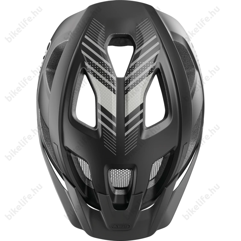 Abus Aduro 3.0 kerékpáros városi bukósisak In-Mold, race black M-es 52-58cm fejkerületre