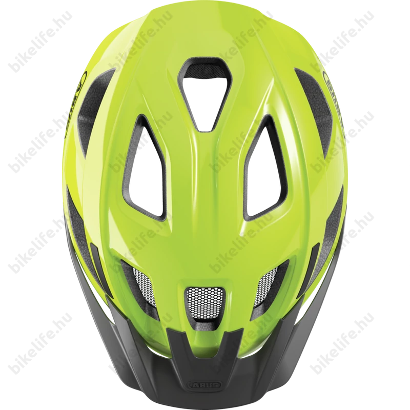 Abus Aduro 3.0 kerékpáros városi bukósisak In-Mold, signal yellow S-es 51-55cm fejkerületre