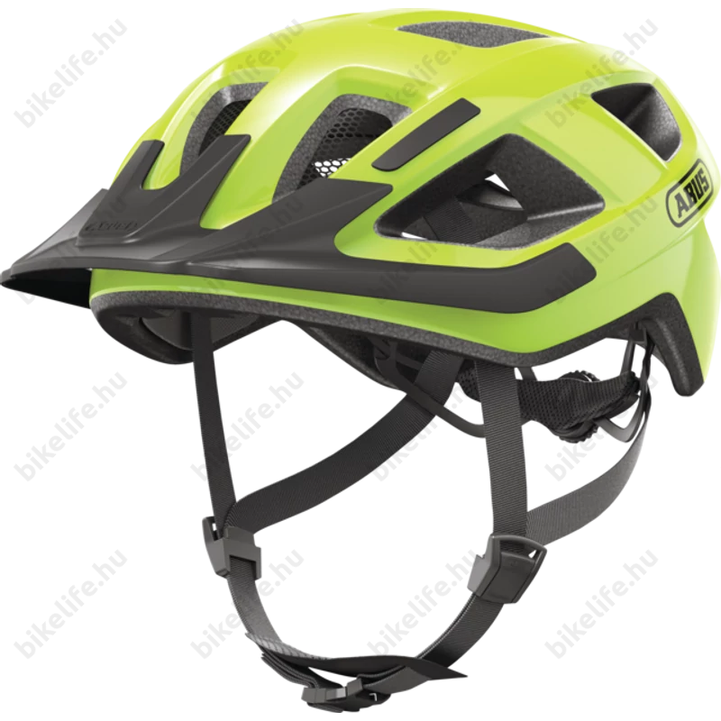 Abus Aduro 3.0 kerékpáros városi bukósisak In-Mold, signal yellow L-es 58-62cm fejkerületre