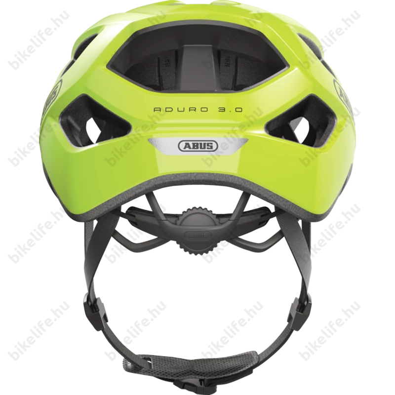 Abus Aduro 3.0 kerékpáros városi bukósisak In-Mold, signal yellow L-es 58-62cm fejkerületre