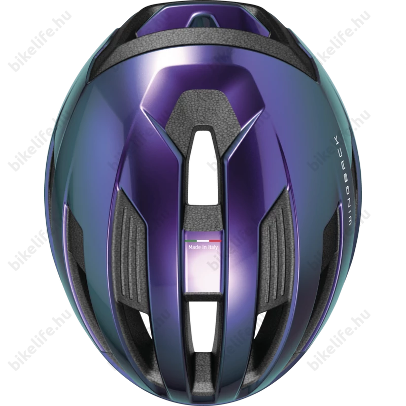 Abus Wingback  kerékpáros országúti bukósisak In-Mold, flip flop purple L-es 57-61 cm