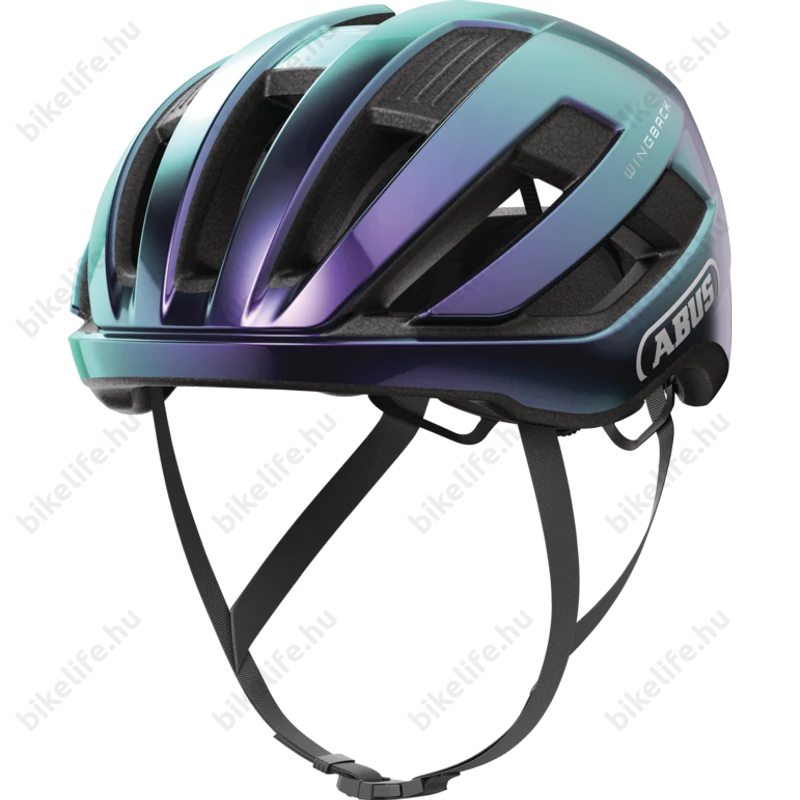 Abus Wingback  kerékpáros országúti bukósisak In-Mold, flip flop purple M-es 54-58 cm