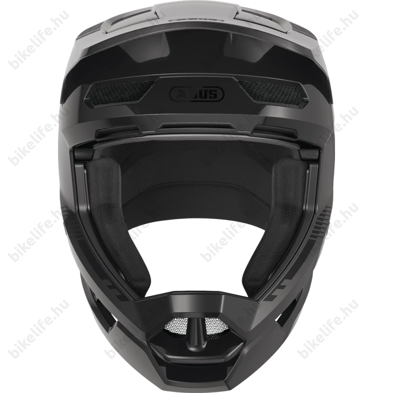 ABUS HiDrop fullface kerékpáros bukósisak shiny black M-es, 57-58cm fejkerületre