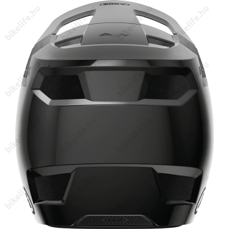 ABUS HiDrop fullface kerékpáros bukósisak shiny black M-es, 57-58cm fejkerületre