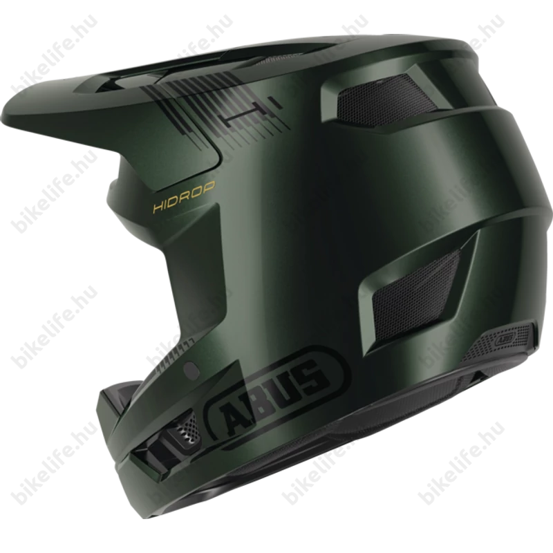 ABUS HiDrop fullface kerékpáros bukósisak moss green S-es, 55-56cm fejkerületre