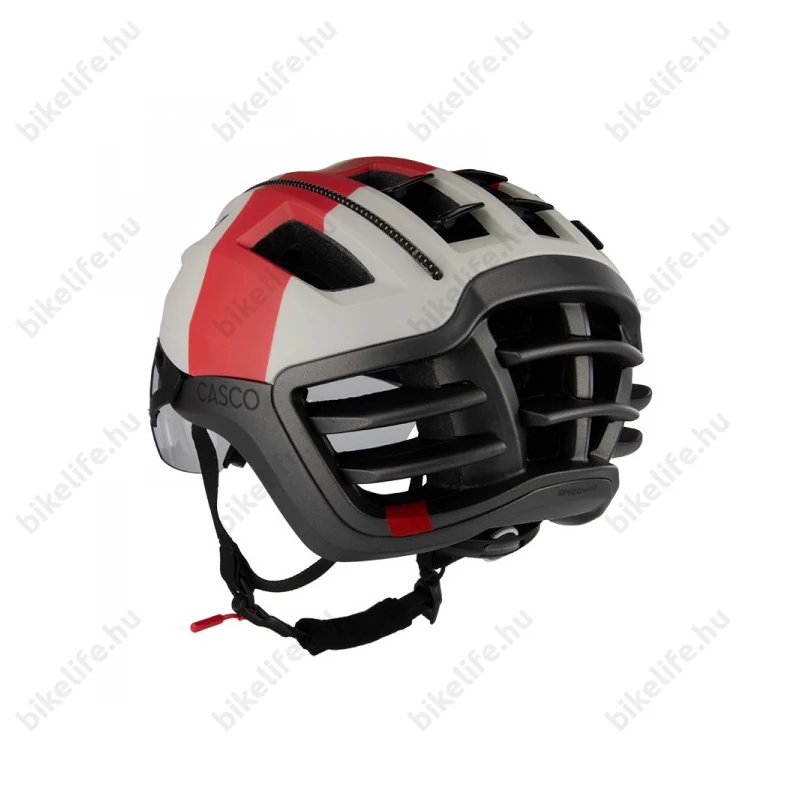 Casco Speedairo Nitro országúti bukósisak  szürke / krém piros L 59-62cm