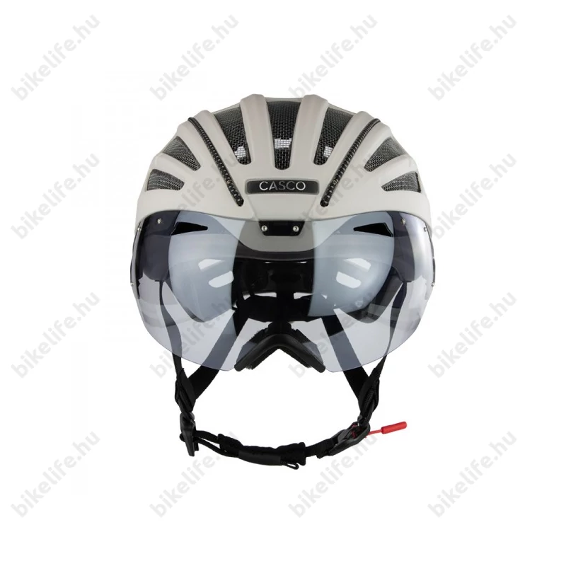 Casco Speedairo Nitro országúti bukósisak  szürke / krém piros L 59-62cm