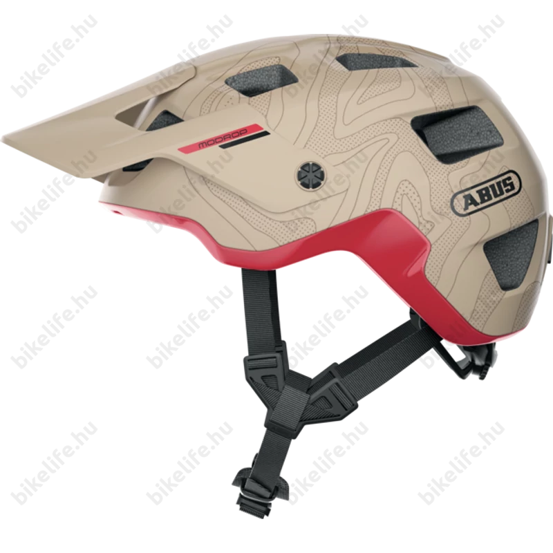 ABUS MoDrop MTB kerékpáros bukósisak Dusky Camel S-es, 51-55cm fejkerületre