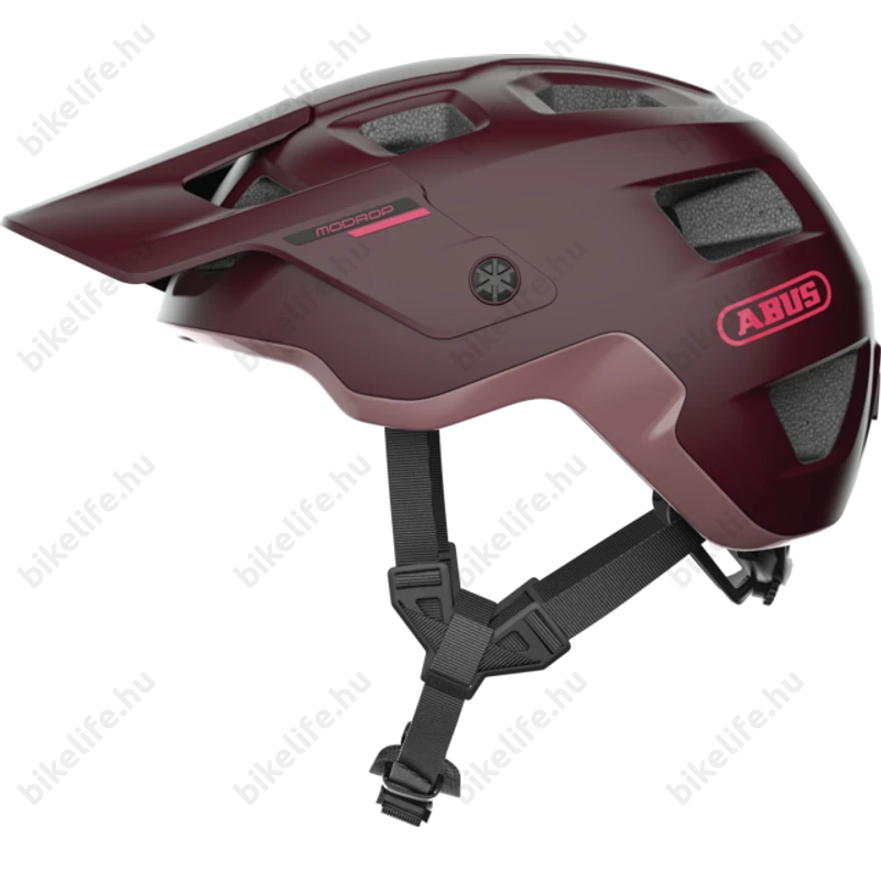 ABUS MoDrop MTB kerékpáros bukósisak maple red S-es, 51-55cm fejkerületre