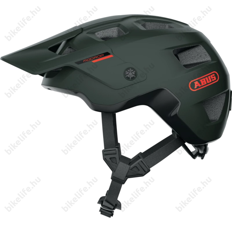 ABUS MoDrop MTB kerékpáros bukósisak pine green M-es, 54-58cm fejkerületre