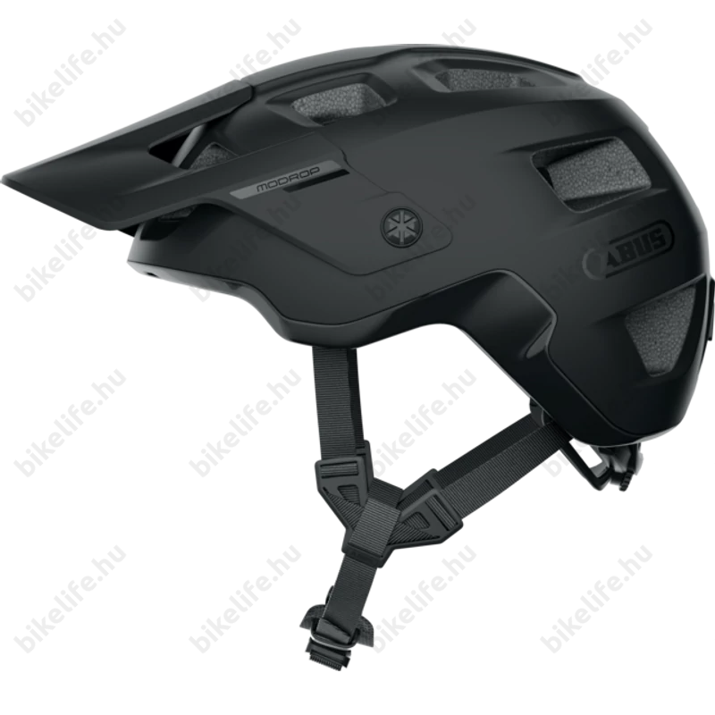 ABUS MoDrop MTB kerékpáros bukósisak velvet black M-es, 54-58cm fejkerületre