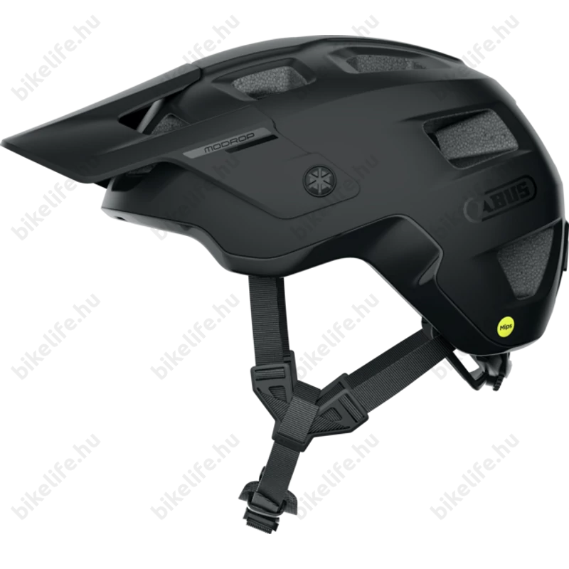 ABUS MoDrop QUIN MTB kerékpáros bukósisak velvet black S-es, 51-55cm fejkerületre