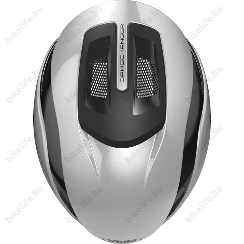 Abus Gamechanger 2.0 országúti bukósisak In Mold, gleam silver, M-es (54-58cm-es fejkörmérethez)