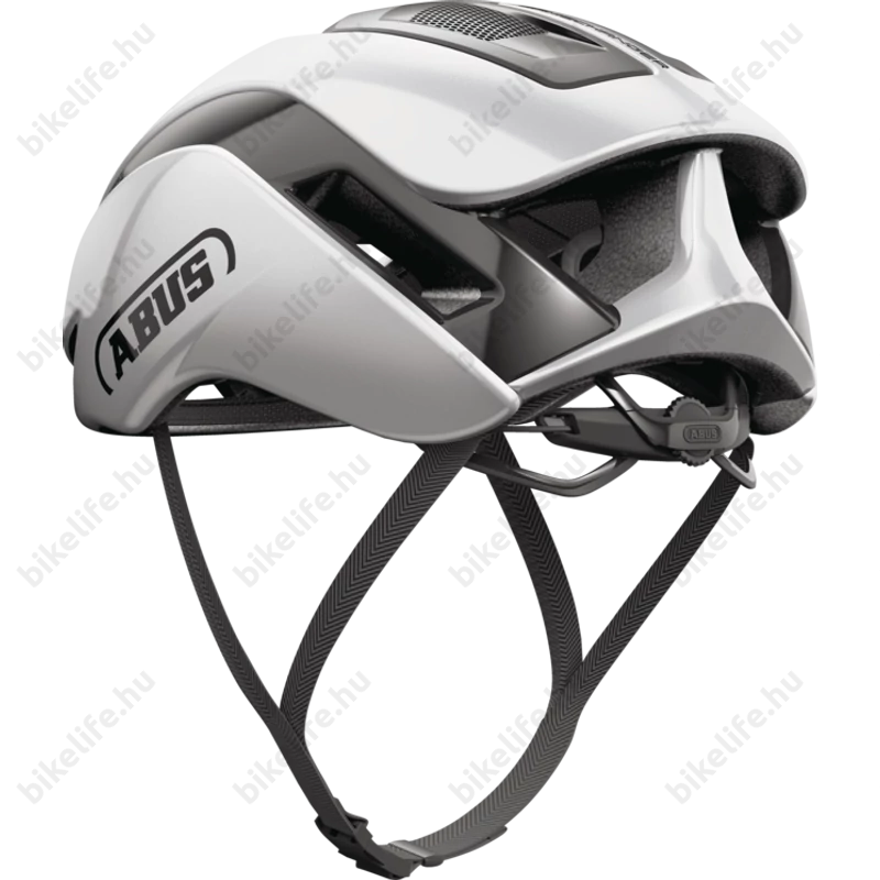 Abus Gamechanger 2.0 országúti bukósisak In Mold, gleam silver, L-es (57-61cm-es fejkörmérethez)