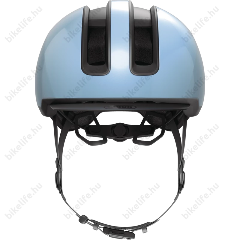 Abus HUD-Y felnőtt városi bukósisak In-Mold, mágneses hátsó lámpa, iced blue L (57-61cm)