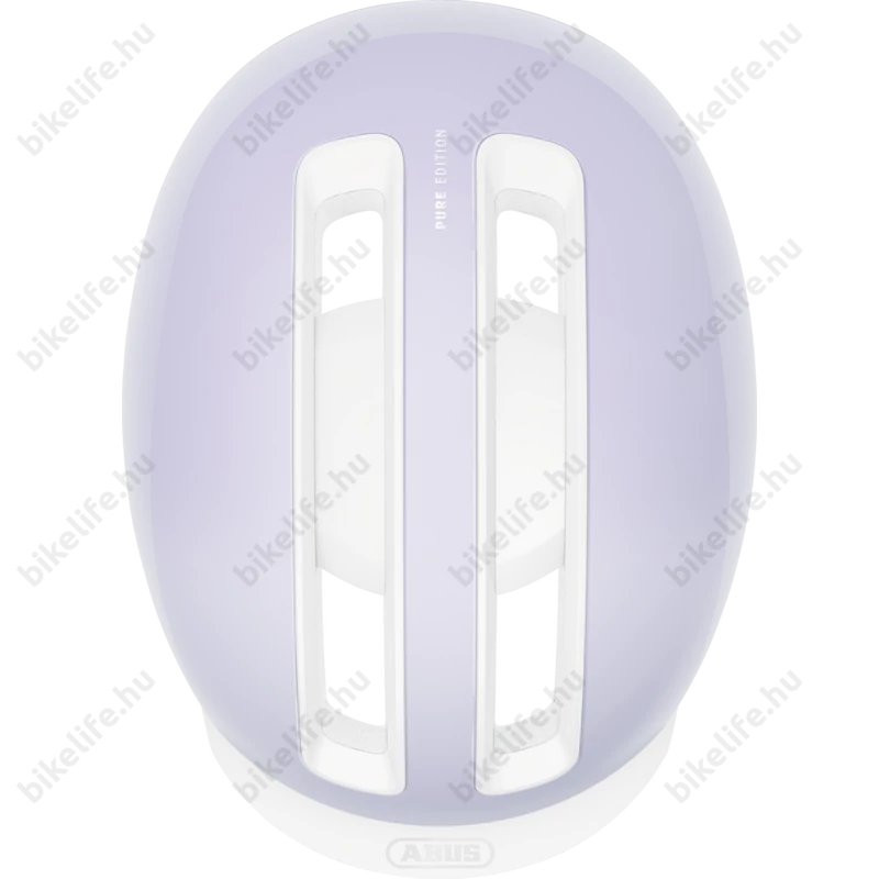 Abus HUD-Y felnőtt városi bukósisak In-Mold, mágneses hátsó lámpa, pure lavender M (54-58cm)