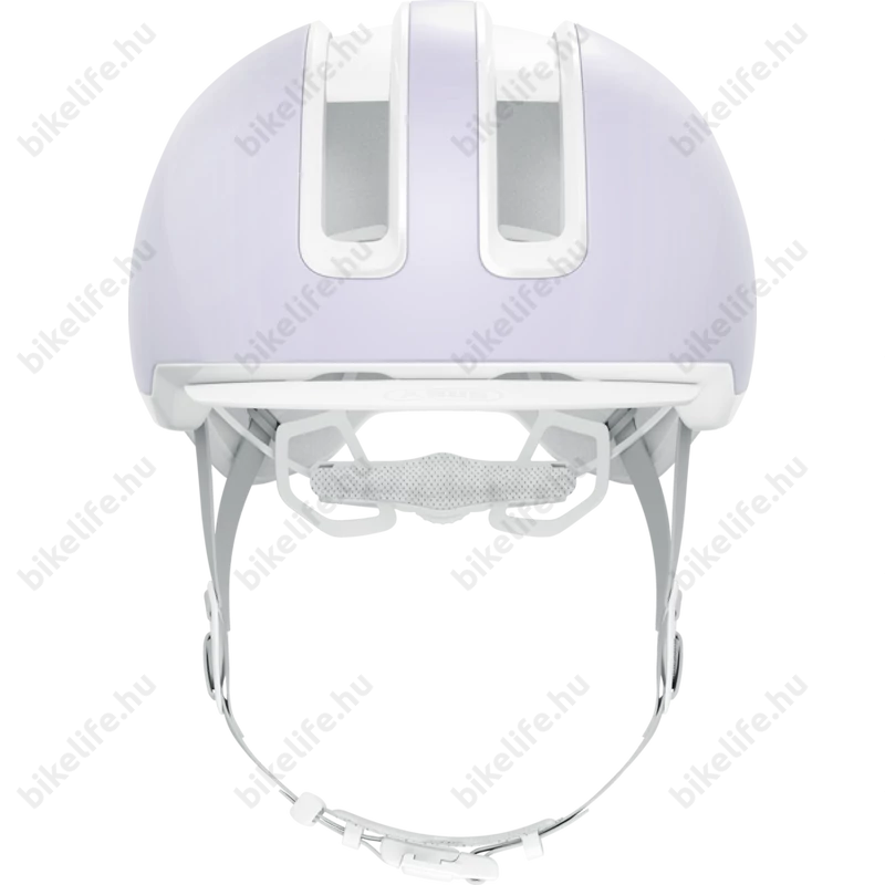 Abus HUD-Y felnőtt városi bukósisak In-Mold, mágneses hátsó lámpa, pure lavender M (54-58cm)