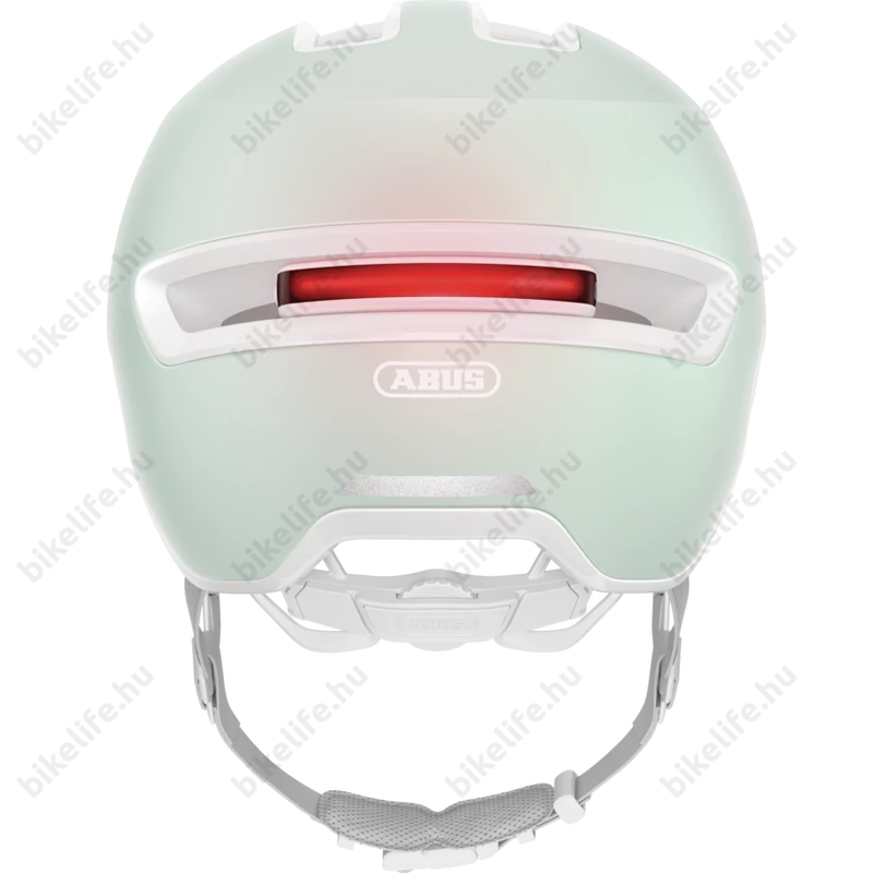 Abus HUD-Y felnőtt városi bukósisak In-Mold, mágneses hátsó lámpa, pure mint S (51-55cm)