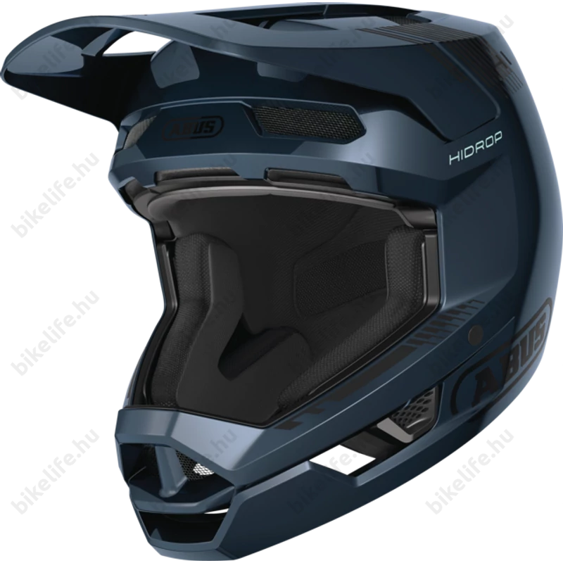 ABUS HiDrop fullface kerékpáros bukósisak midnight blue S-es, 55-56cm fejkerületre